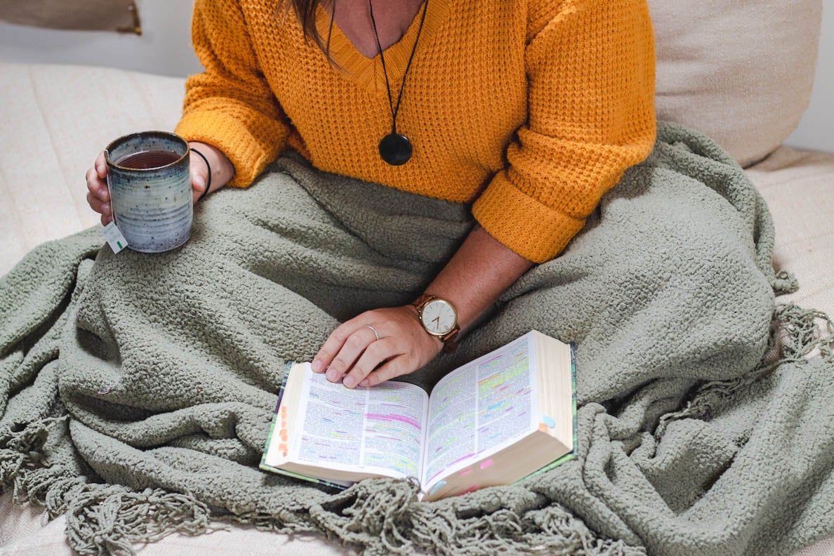 Girl Reading Bible